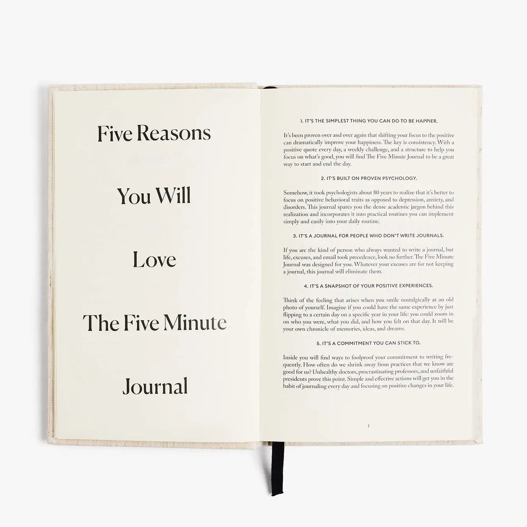 THE FIVE MINUTE JOURNAL