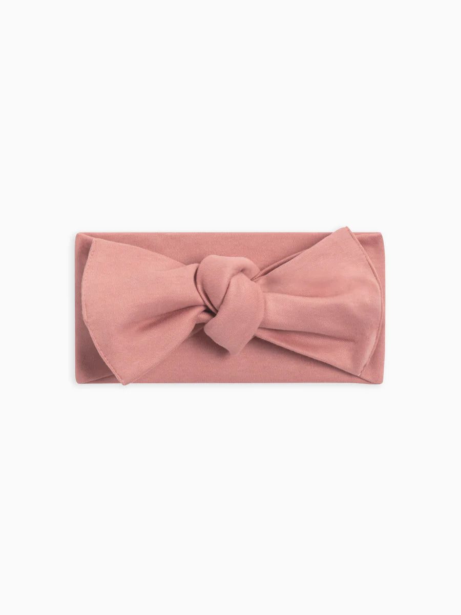 BABY KNOT BOW WRAP - ROSE