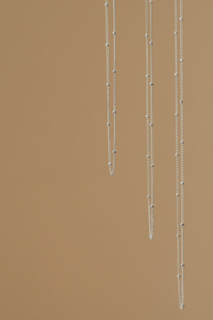 STERLING SILVER SATELLITE CABLE CHAIN
