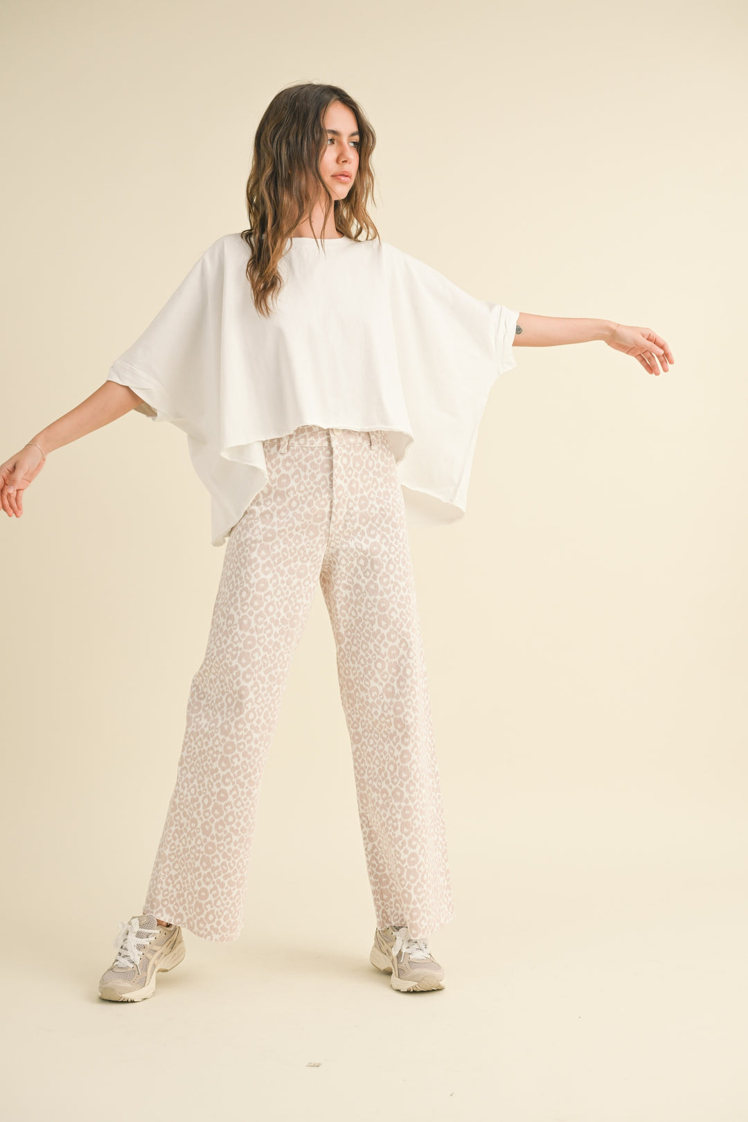 BYE AND WASH OVERSIZED TOP