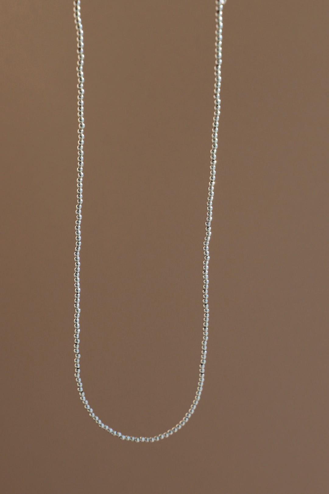 SILVER BEADED CHAIN