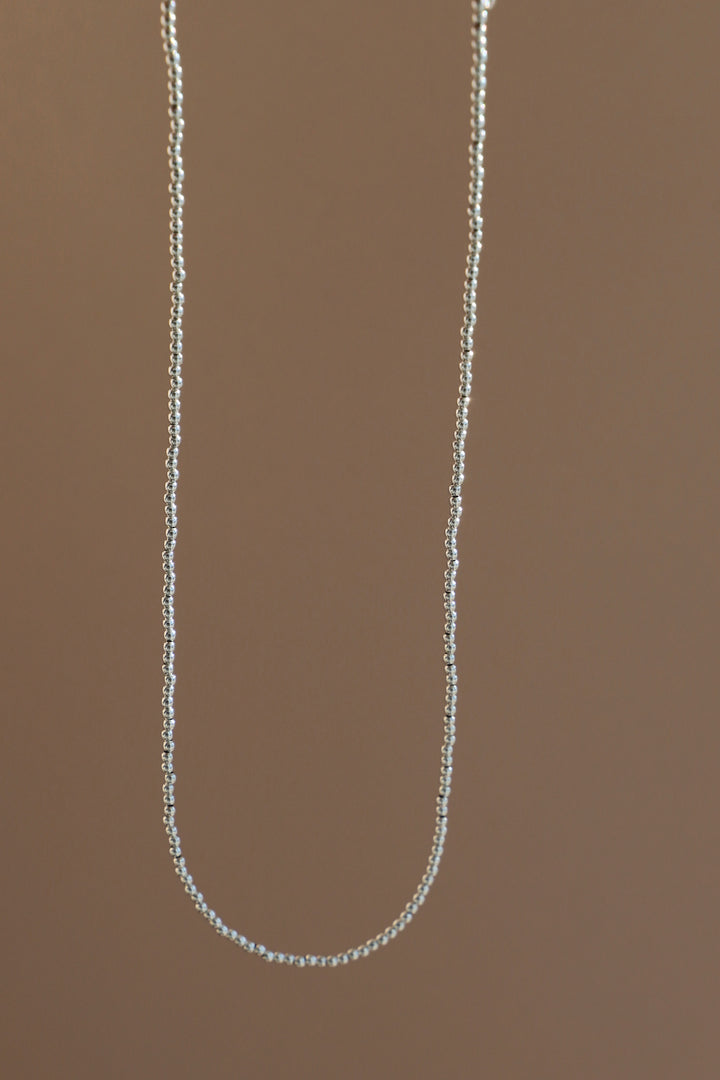 SILVER BEADED CHAIN