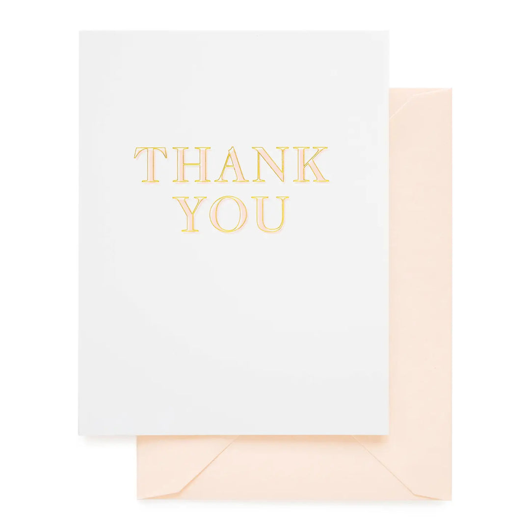 PINK THANK YOU CARD