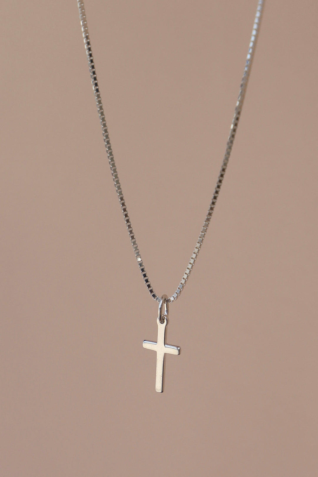 SILVER CROSS CHARM