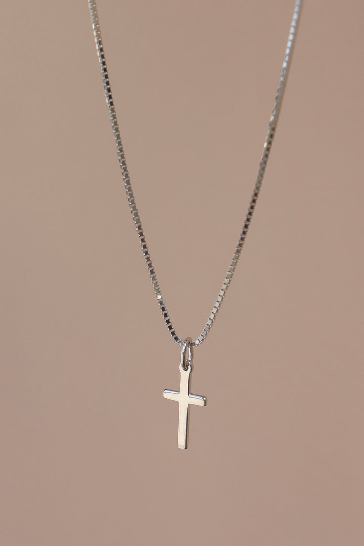 SILVER CROSS CHARM