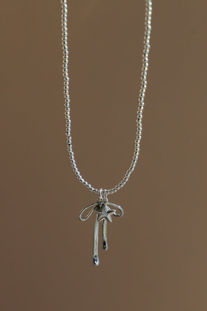 SILVER BEADED CHAIN