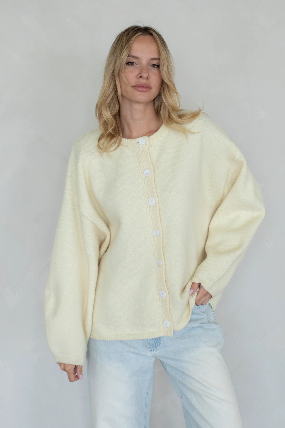 JUNIPER CARDIGAN - BUTTER