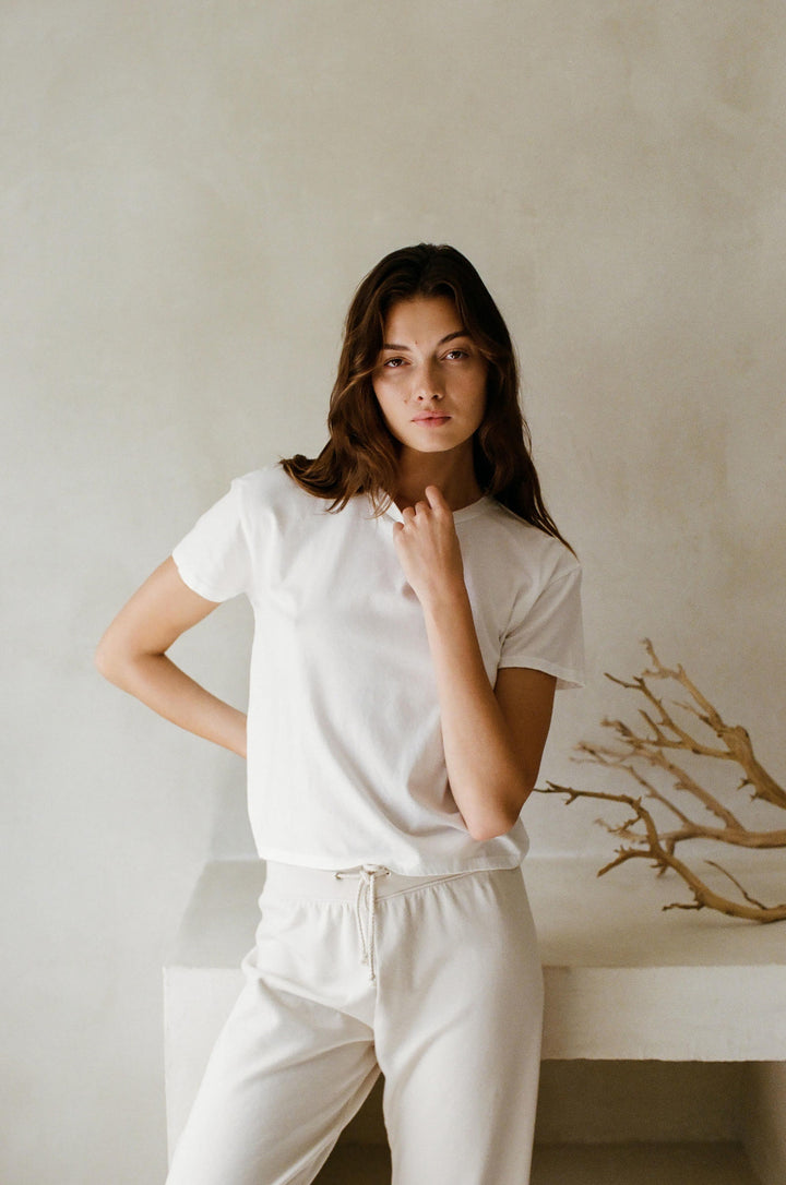 CECILIA TEE- WHITE