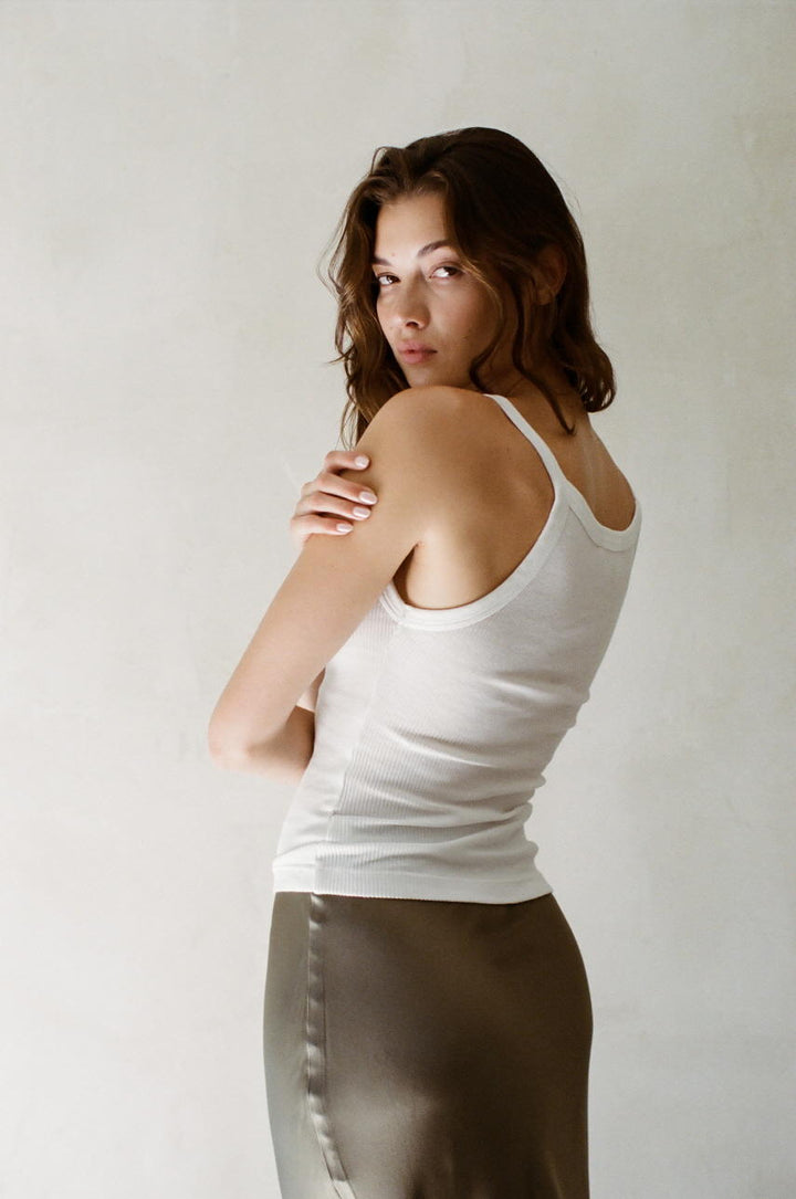ARIEL TANK- WHITE