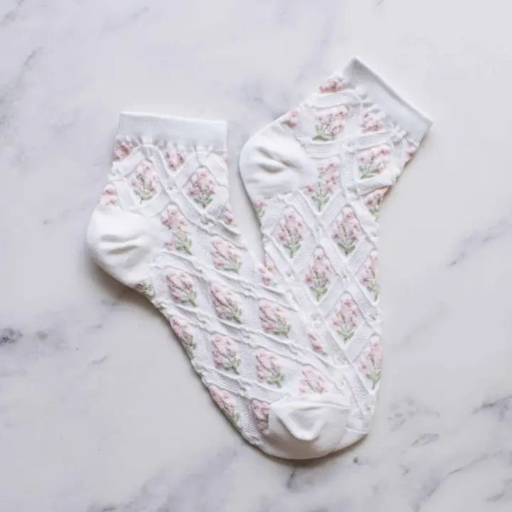 CALI FLORAL SOCKS