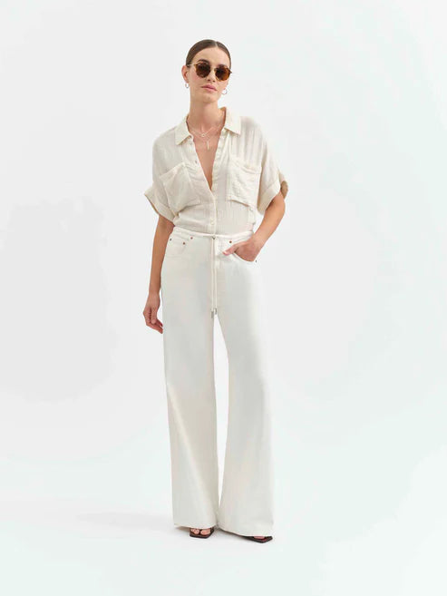 MADISON WIDE LEG JEAN MILKSHAKE