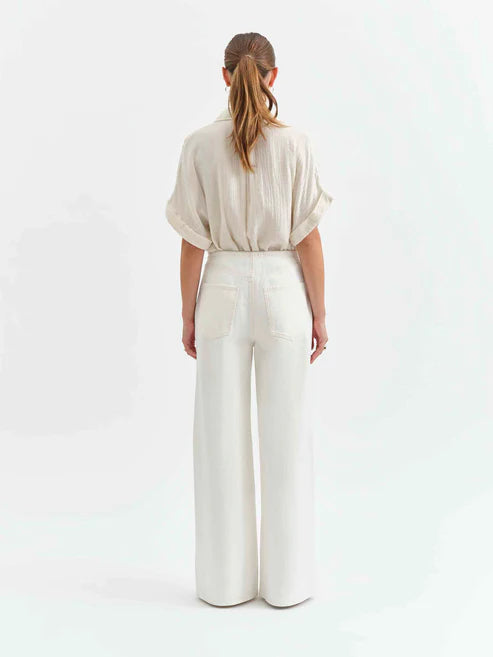 MADISON WIDE LEG JEAN MILKSHAKE