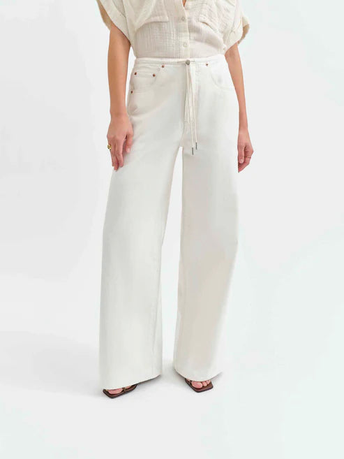 MADISON WIDE LEG JEAN MILKSHAKE