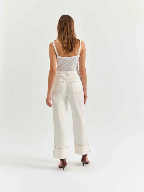 EAST SIDE LOOSE CUFF IN VANILLA