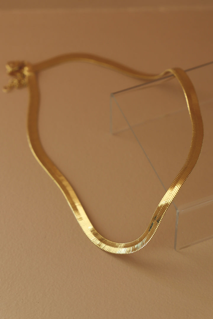 HERRINGBONE CHAIN NECKLACE