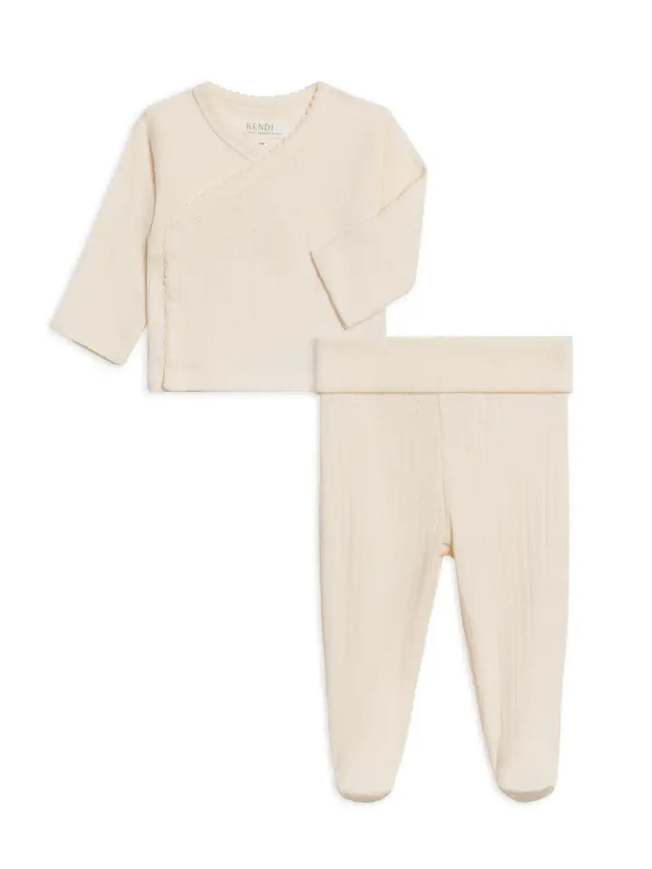 2-PIECE LACEY KIMONO SET