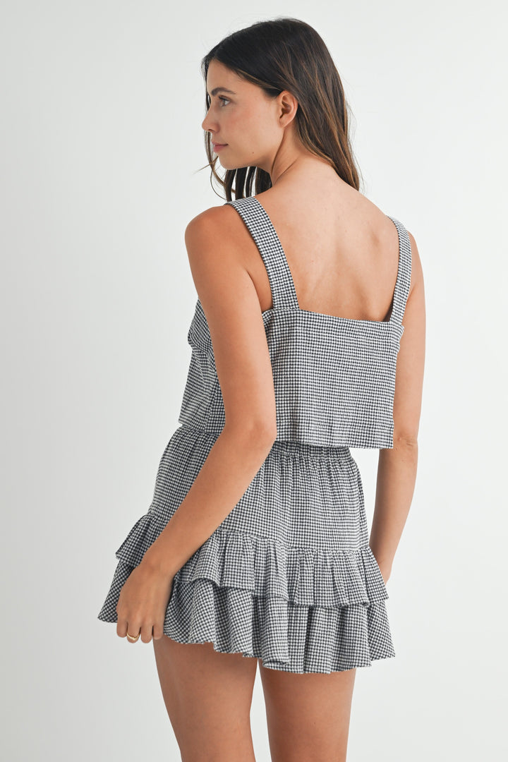 RUE GINGHAM SKIRT