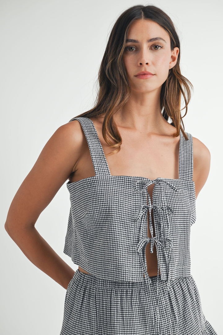 RUE GINGHAM SKIRT