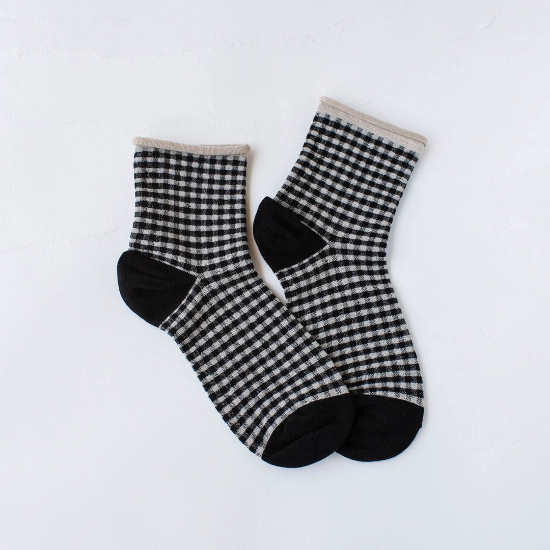 PICNIC SOCK - OATMEAL BLACK