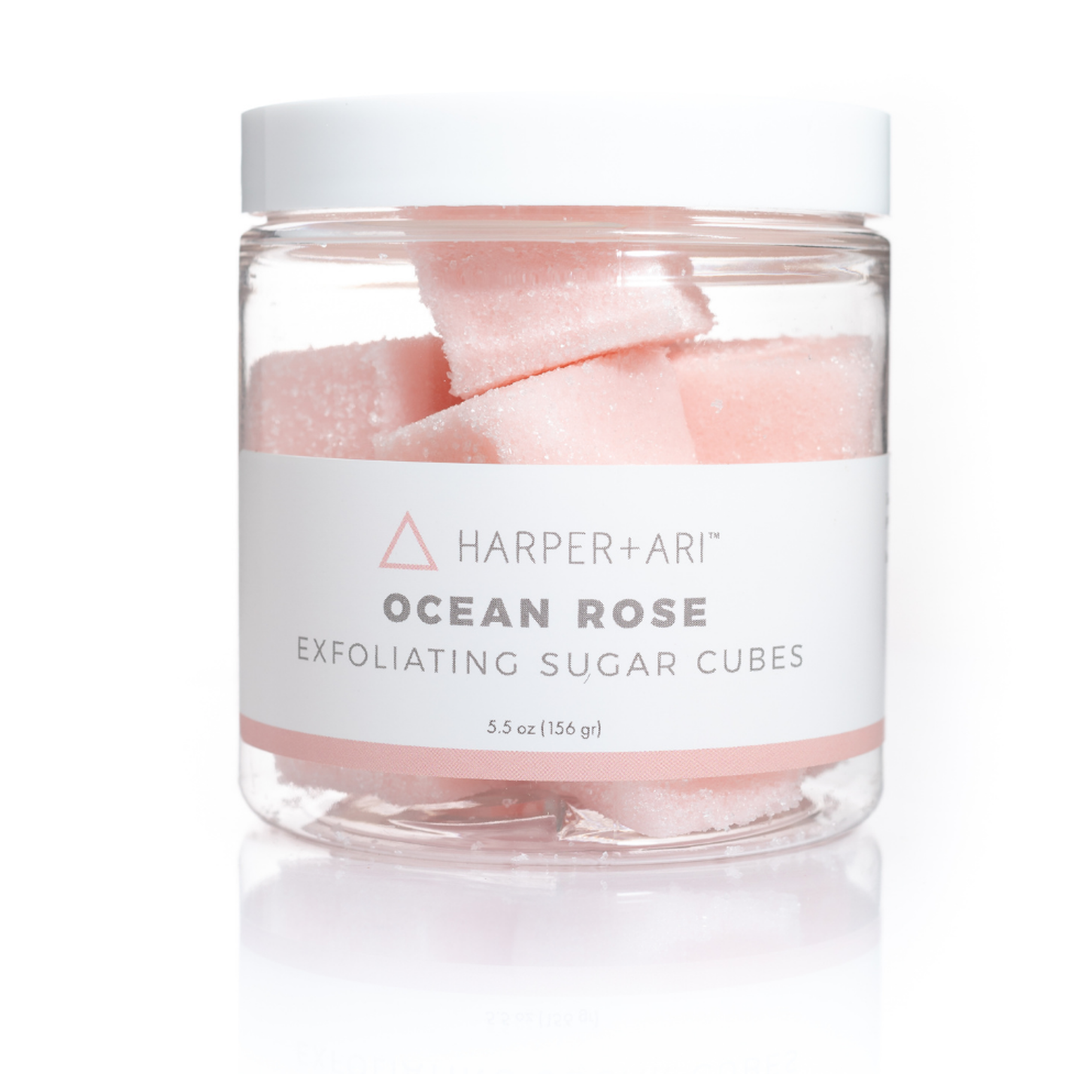 OCEAN ROSE EXFOLIATING SUGAR CUBES