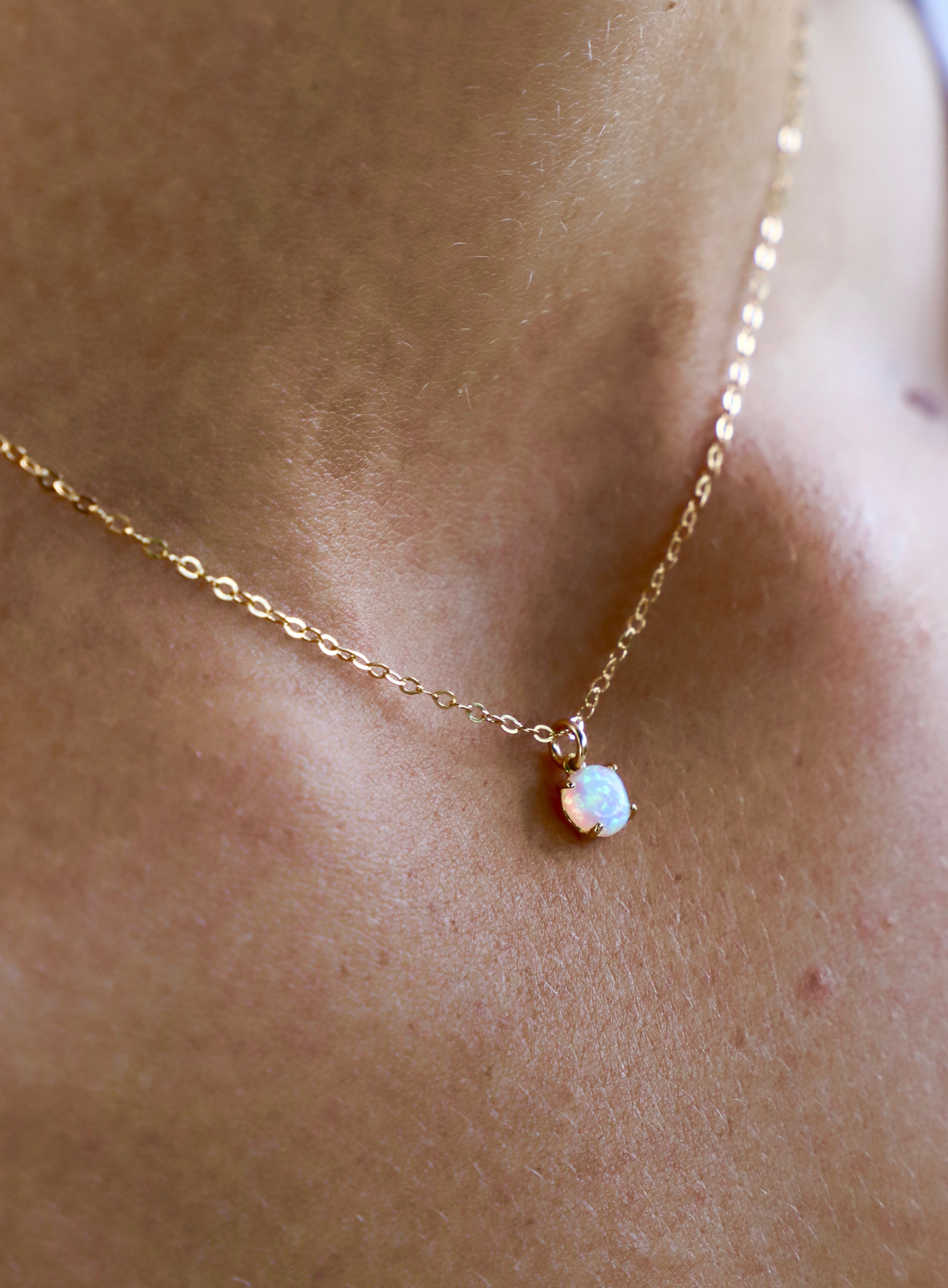 OPAL DROP NECKLACE – Katie Waltman Jewelry1