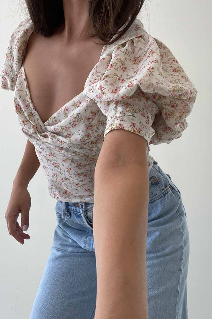 PRIYA PUFF SLEEVE TOP