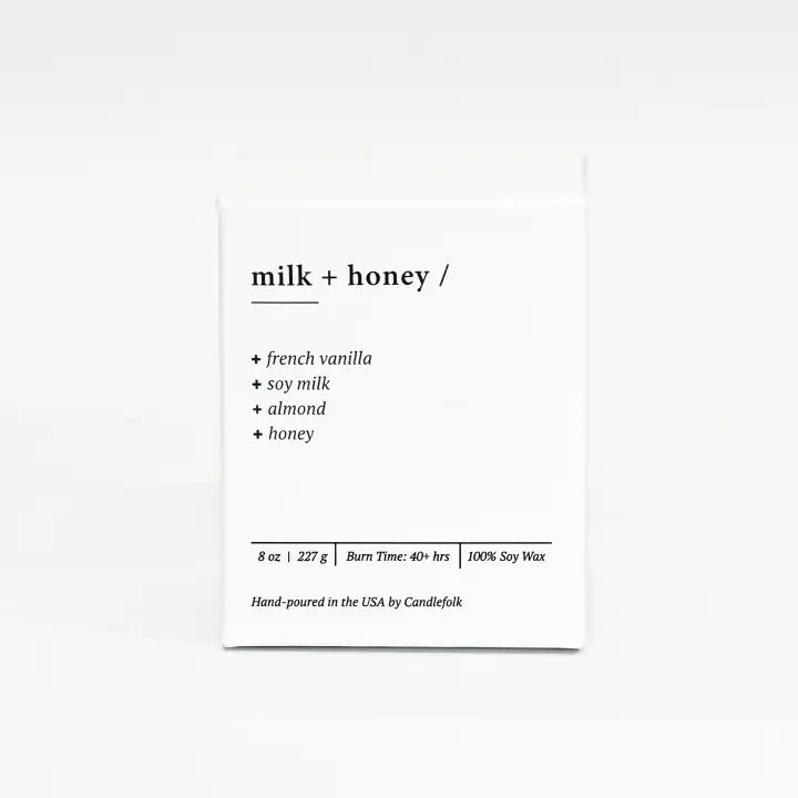 MILK & HONEY SOY CANDLE