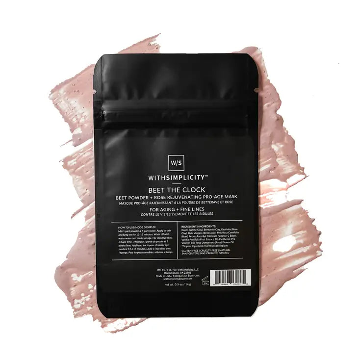 BEET THE CLOCK - BEET AND ROSE REJUVENATING PRO-AGE MASK