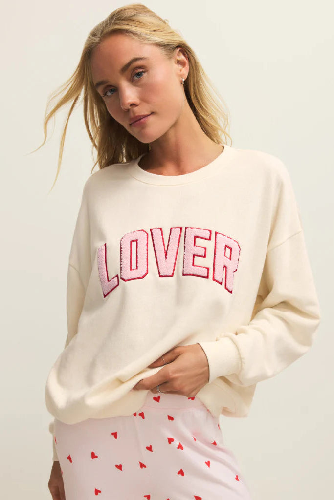 OVERSIZED LOVER SWEATSHIRT VANILLA ICE
