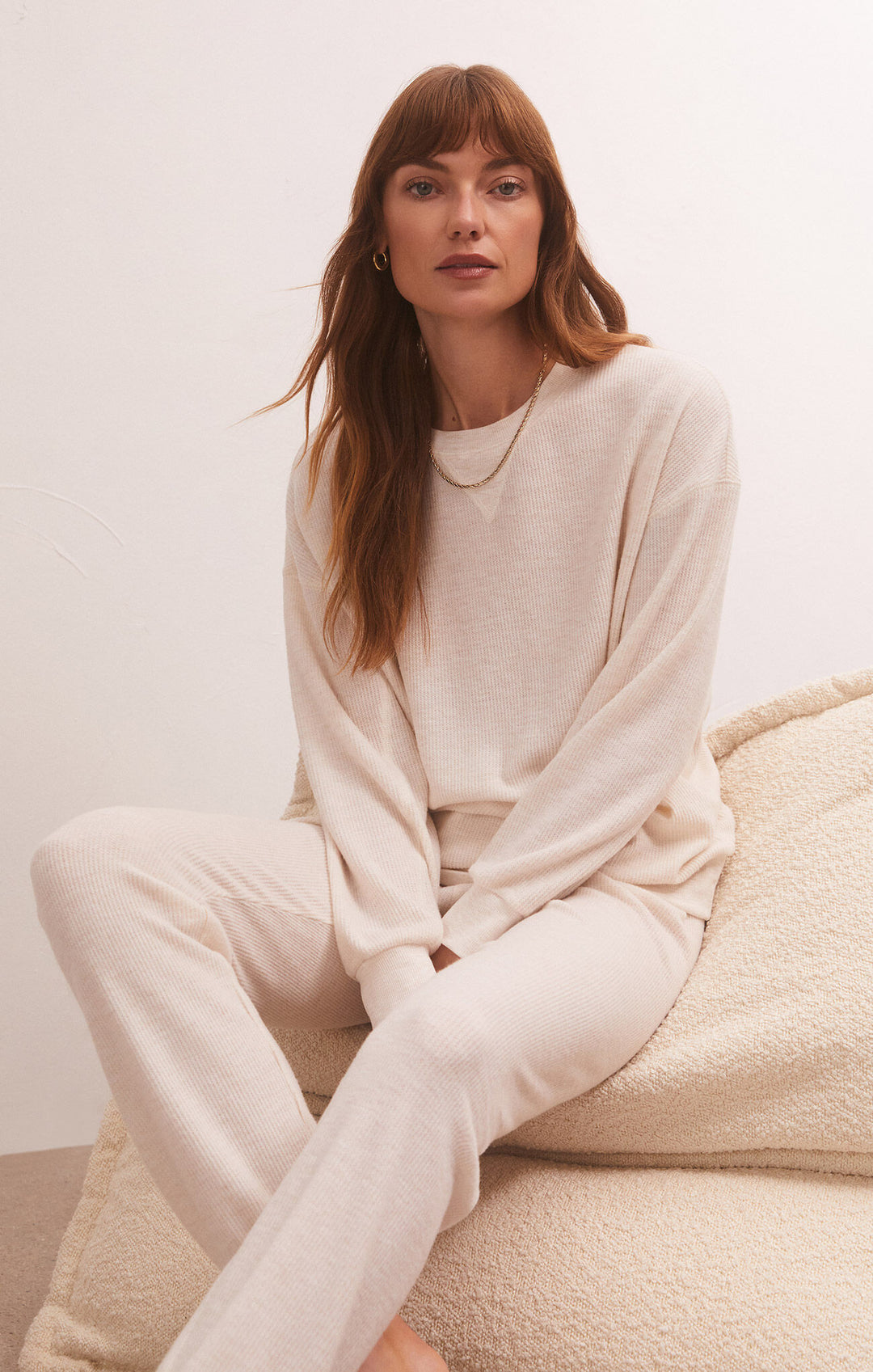 COZY DAYS THERMAL SWEATSHIRT