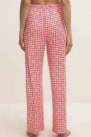 SO SWEET GINGHAM PANT KISS ME RED