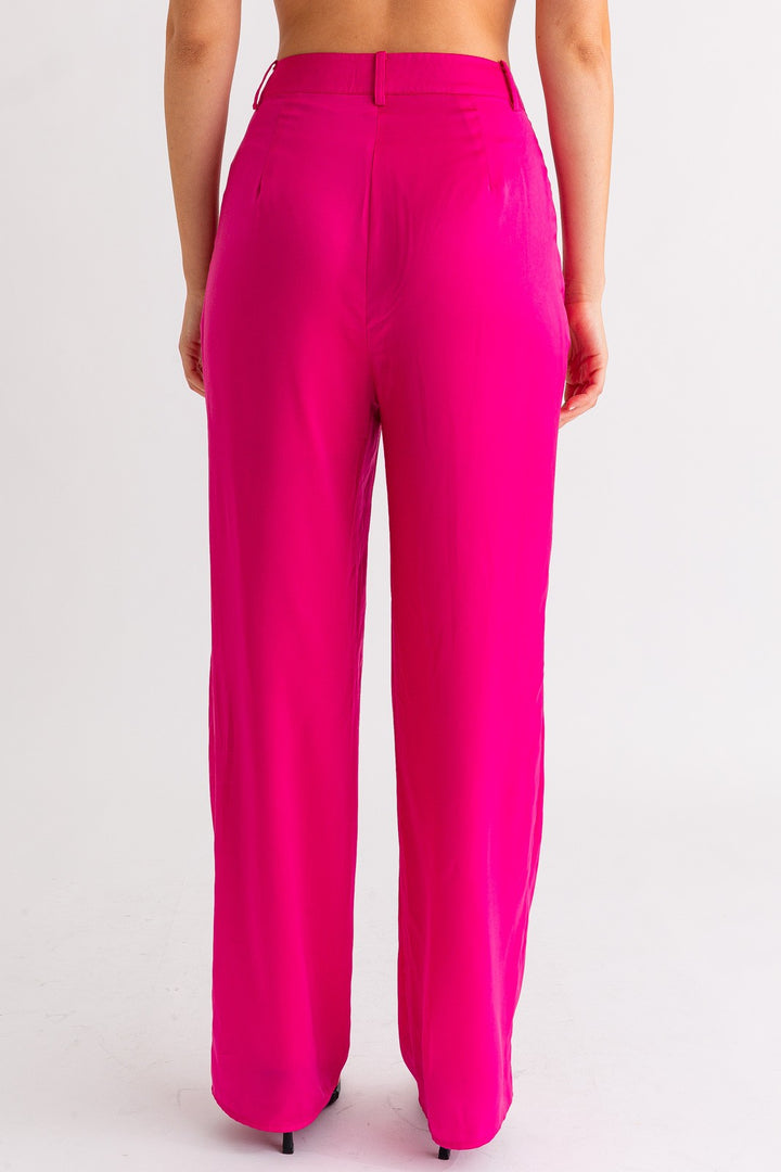 RYAN SATIN WIDE TROUSERS