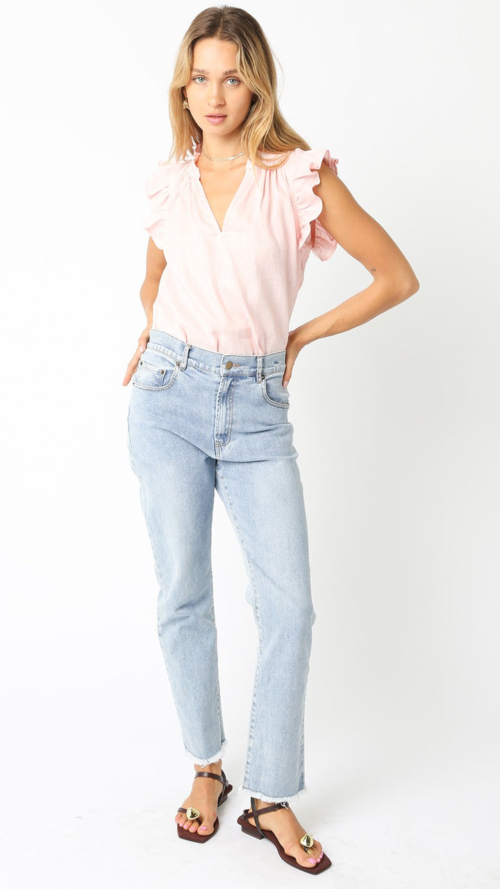 HEIDI LINEN TOP