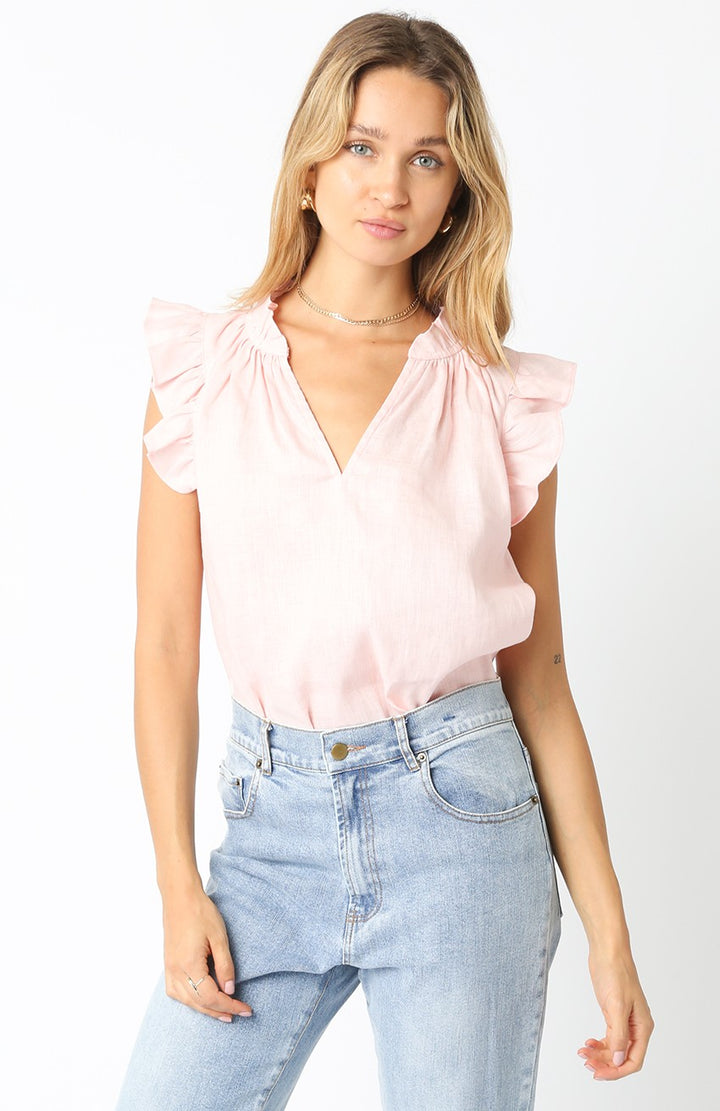 HEIDI LINEN TOP