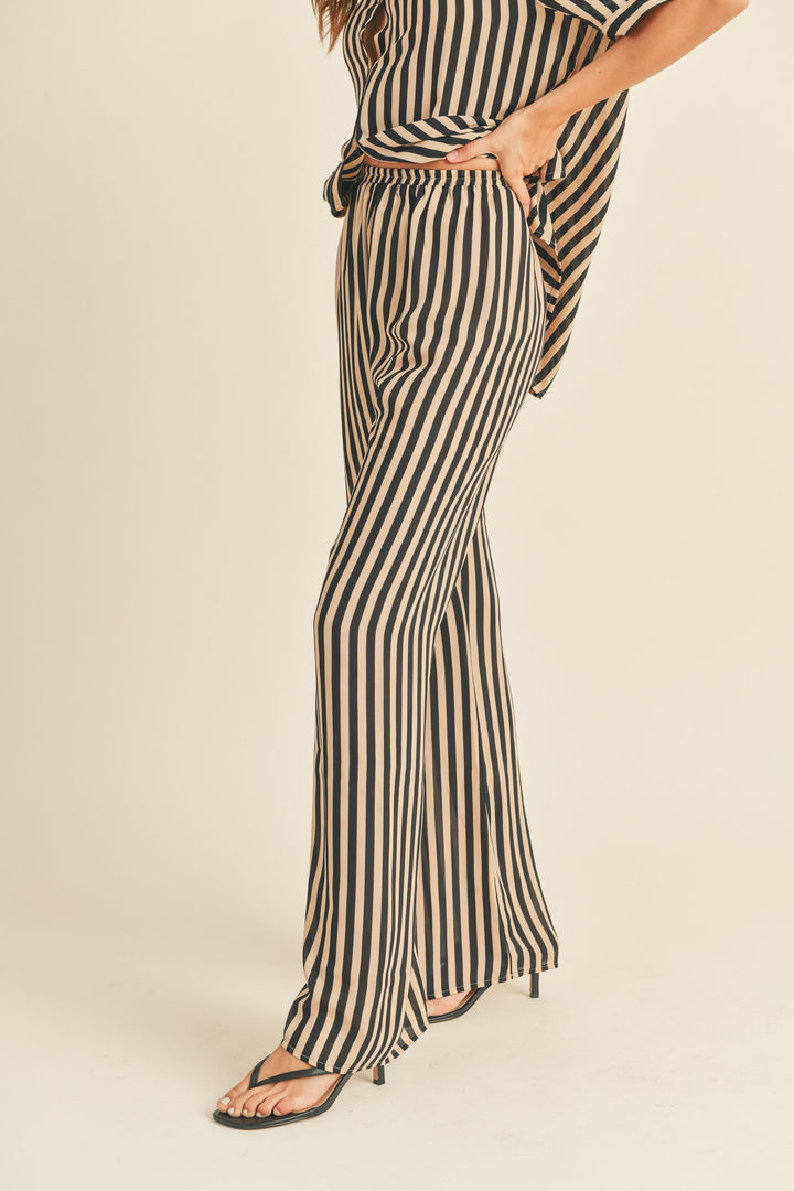 BIAS STRIPE PANTS