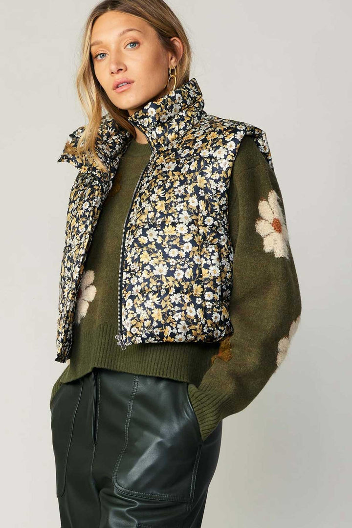 PAISLEY PADDED VEST