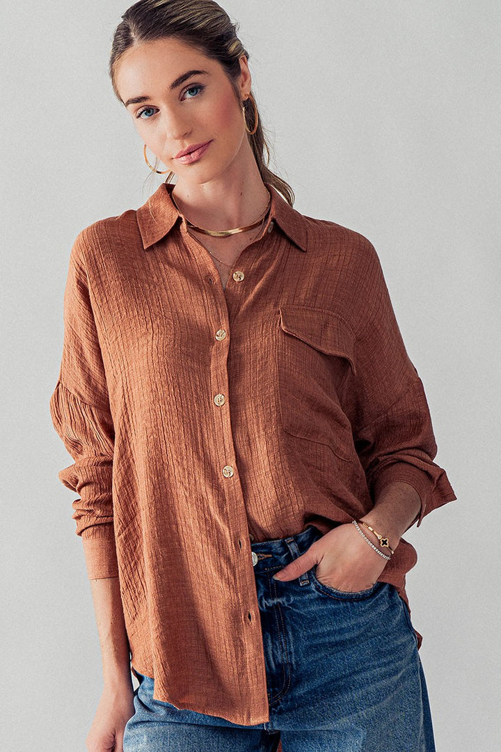 MAE BUTTON DOWN SHIRT