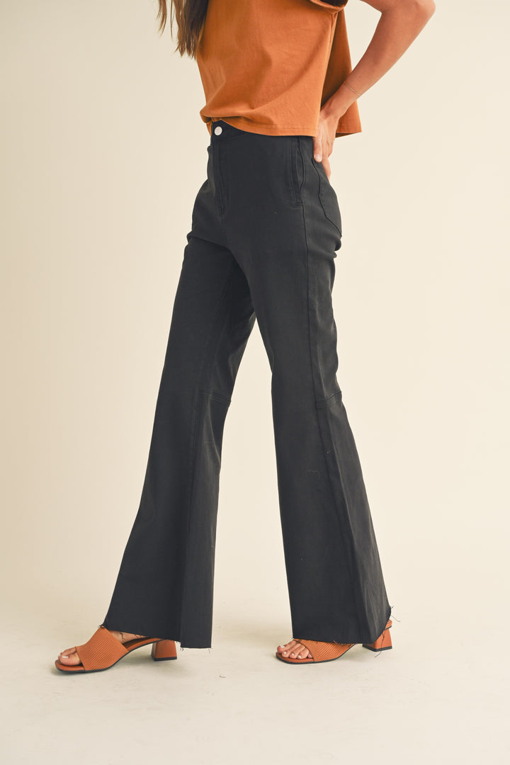 STRETCH FLARE PANTS
