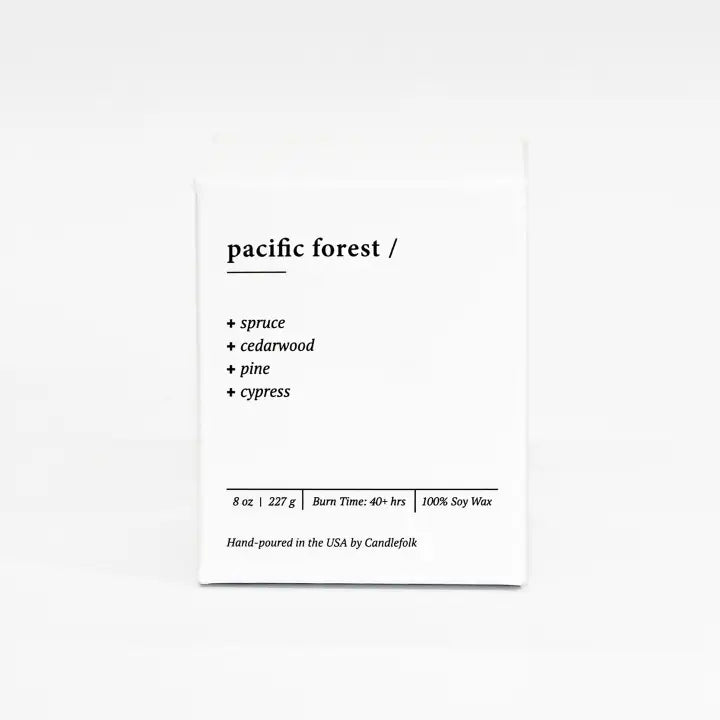 PACIFIC FOREST SOY CANDLE