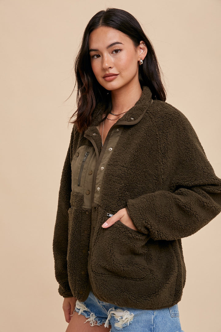 ASHLYN SHERPA JACKET