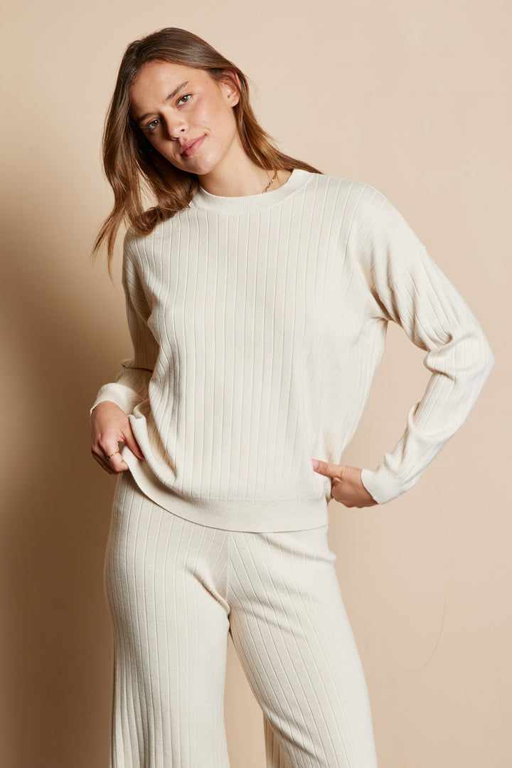 LIBBY RIBBED SWEATER