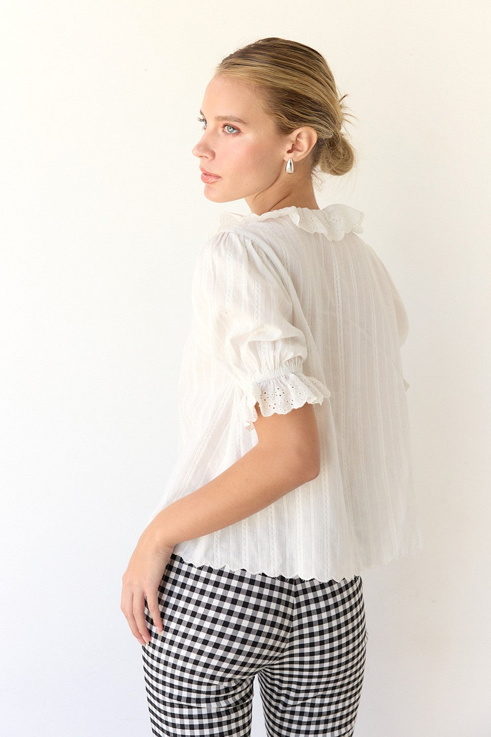 THE RUFFLE AND GRACE BLOUSE