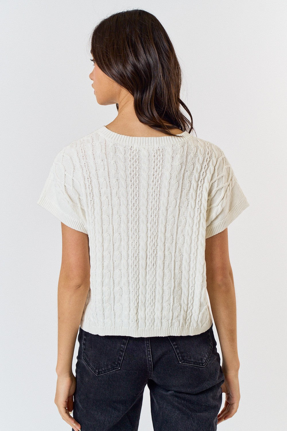 PIPER CABLE KNIT DOLMAN SWEATER