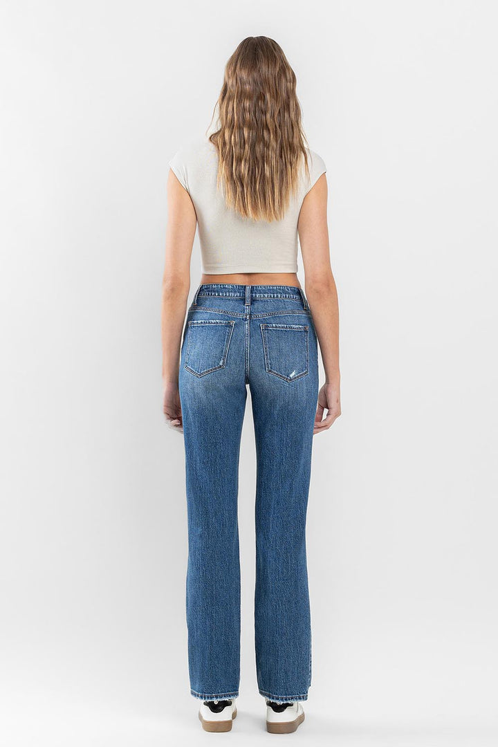 HIGH RISE RELAXED STRAIGHT JEAN