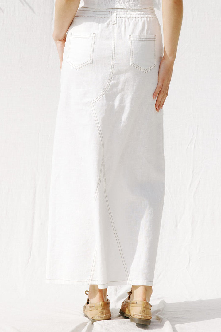 LINEN MAXI SKIRT