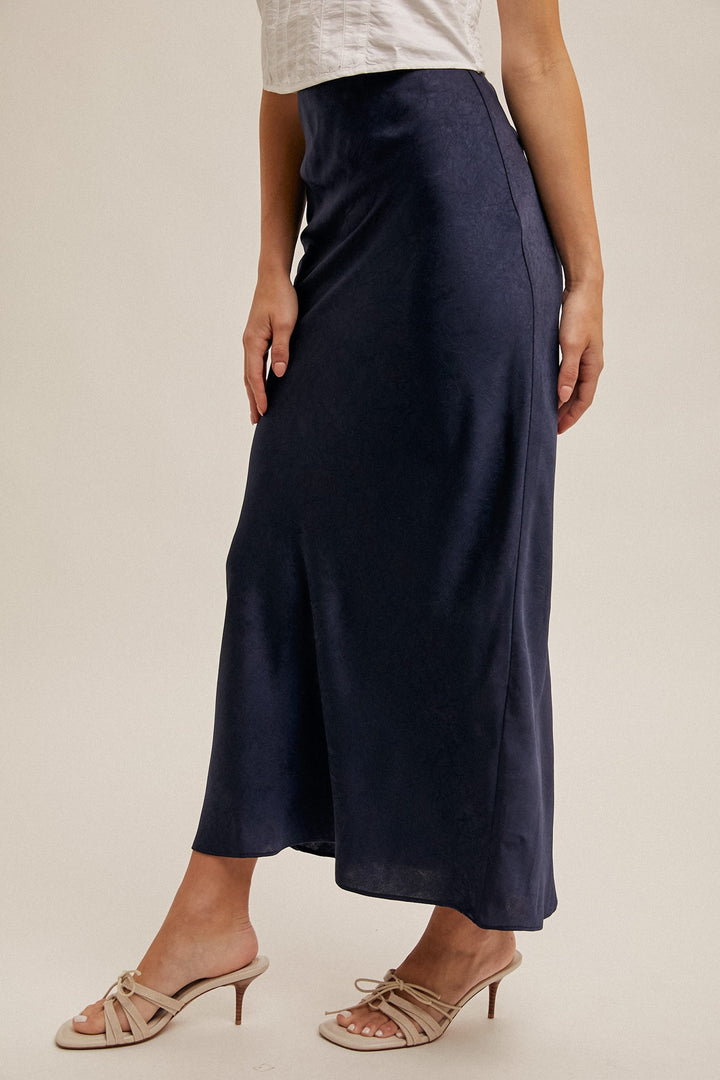 CRINKLE MAXI SKIRT