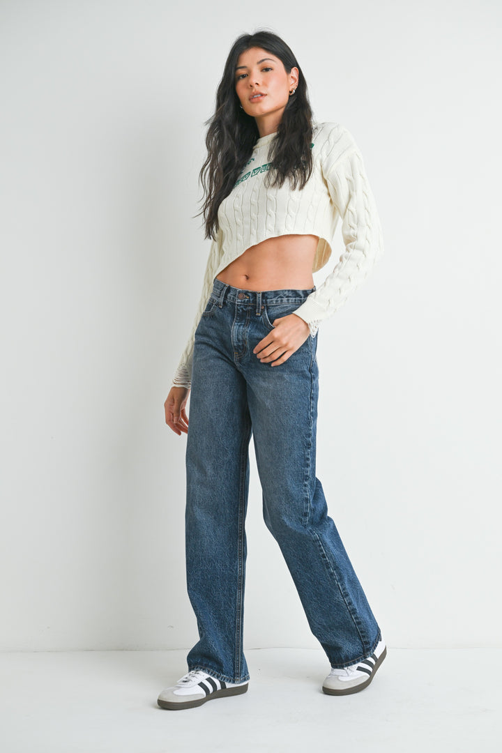 RELAXED STRAIGHT- DARK