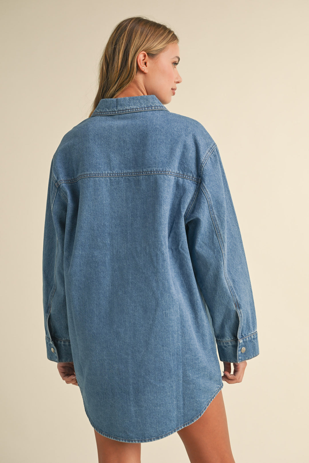 DENIM SHIRT DRESS