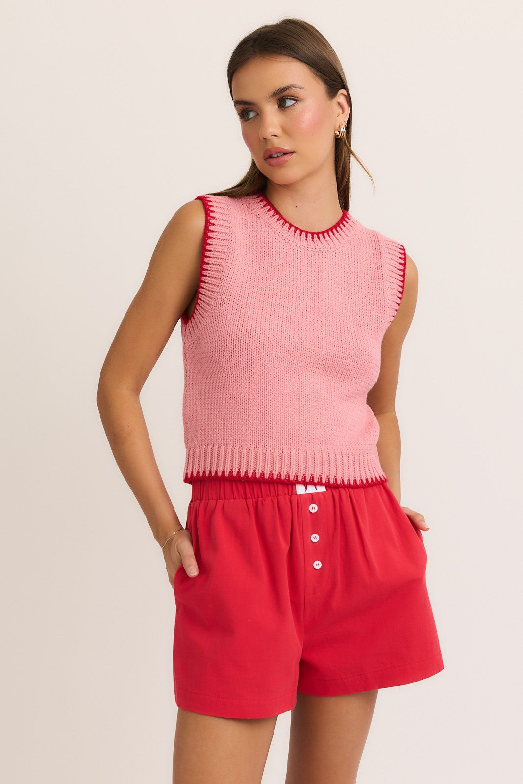 STITCH KNIT TOP