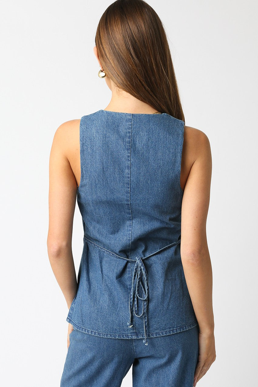 WILLOW DENIM TOP